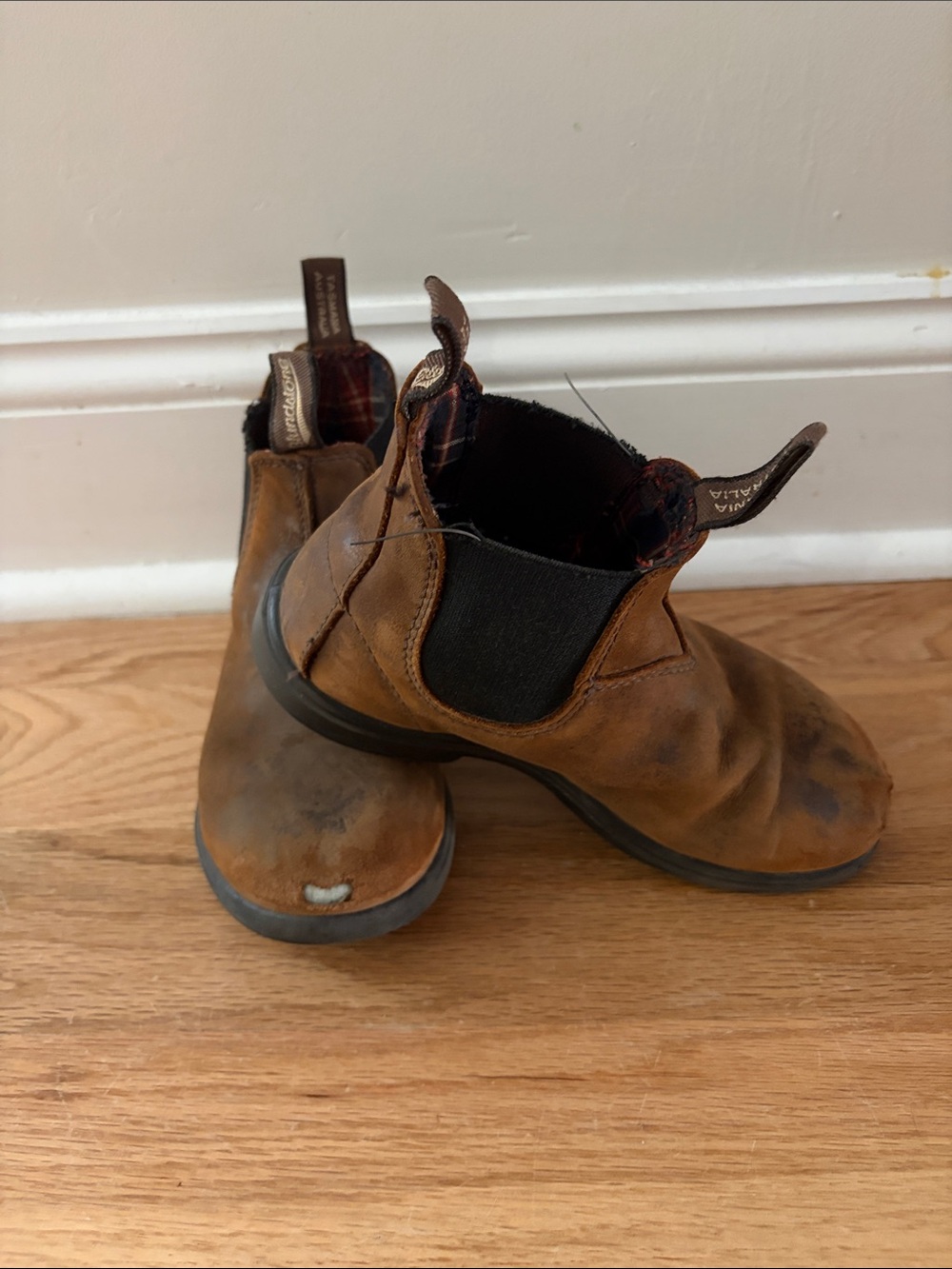 Blundstone Kids Brown Chelsea Pull-On Boots AUS/UK 13